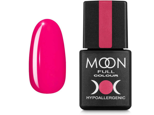 Гель-лак MOON FULL color Gel polish №123 розовый амарантовый 8 мл