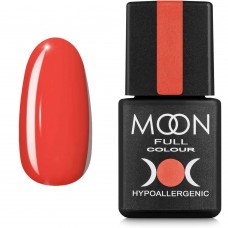 Гель-лак MOON FULL color Gel polish №125 оранжево-красный 8 мл