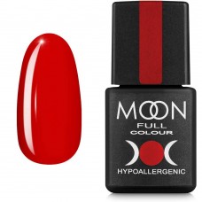 Гель-лак MOON FULL color Gel polish №127 красно-оранжевый темный 8 мл