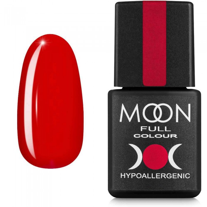 Гель-лак MOON FULL color Gel polish №134 рябиновый 8 мл