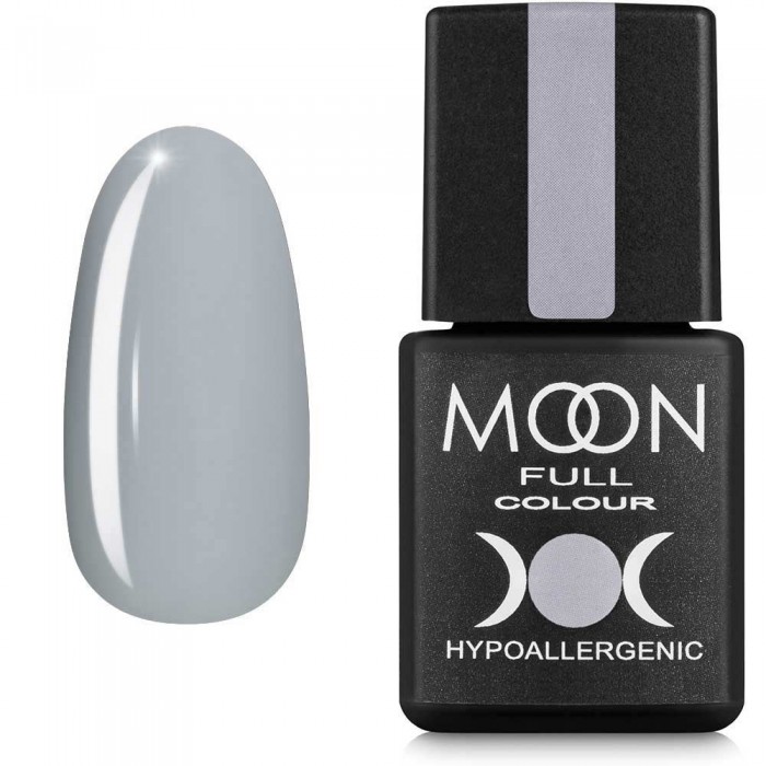 Гель-лак MOON FULL color Gel polish №147 серо-голубой 8 мл