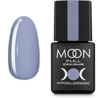Гель-лак MOON FULL color Gel polish №149 сіро-блакитний з бузковим відтінком 8 мл