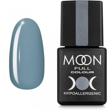 Заказать Гель-лак MOON FULL color Gel polish №150 світло-сірий з блакитним підтоном 8 мл недорого