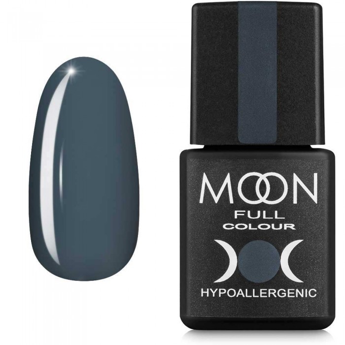 Гель-лак MOON FULL color Gel polish №151 серый 8 мл