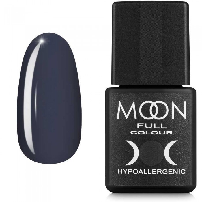 Гель-лак MOON FULL color Gel polish №152 темно-серый 8 мл