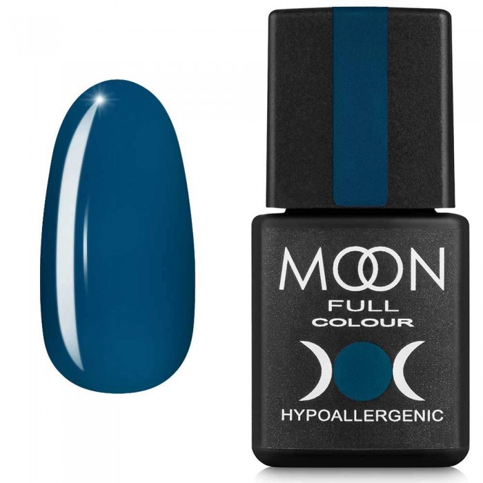 Гель-лак MOON FULL color Gel polish №186 темно-бирюзовый 8 мл