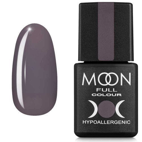 Гель-лак MOON FULL color Gel polish №195 темний попіл 8 мл, 5908254187766