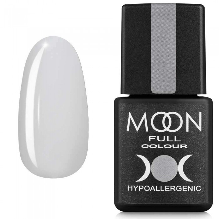 Гель-лак MOON FULL color Gel polish №201 белый полупрозрачный 8 мл