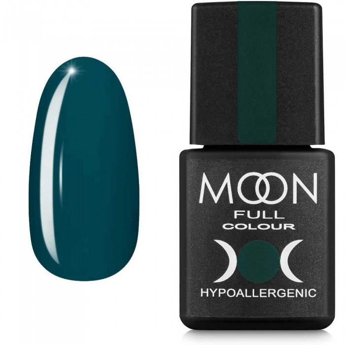 Гель-лак MOON FULL color Gel polish №217 сине-зеленый 8 мл