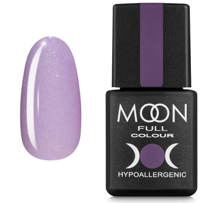 Гель-лак MOON FULL color Gel polish №304 світло-бузковий з шиммером 8 мл