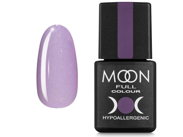 Гель-лак MOON FULL color Gel polish №304 светло-сиреневый с шиммером 8 мл