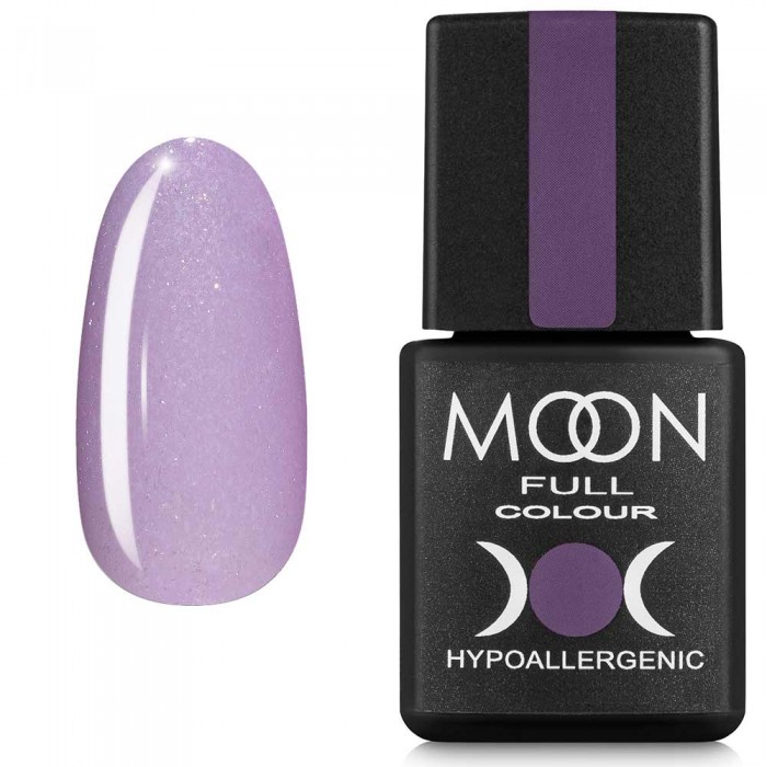 Гель-лак MOON FULL color Gel polish №304 светло-сиреневый с шиммером 8 мл