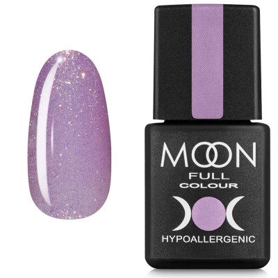 Гель-лак MOON FULL color Gel polish №305 світло-бузковий з золотистим шиммером 8 мл