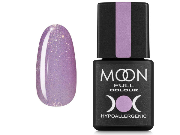 Гель-лак MOON FULL color Gel polish №305 светло-сиреневый с золотистым шиммером 8 мл