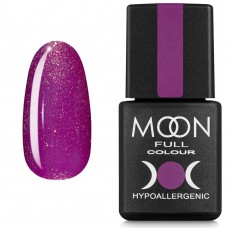 Гель-лак MOON FULL color Gel polish №309 крокус з дрібним золотистим шиммером 8 мл