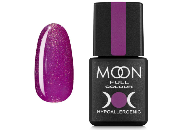 Гель-лак MOON FULL color Gel polish №309 крокус с мелким золотистым шиммером 8 мл