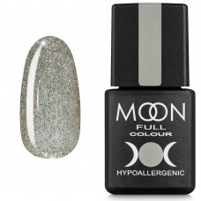Гель-лак MOON FULL color Gel polish №313 біле золото шиммерний 8 мл