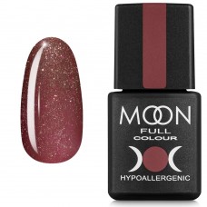 Гель-лак MOON FULL color Gel polish №320 темно-розовый винтажный с мелким шиммером 8 мл