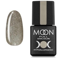 Гель-лак MOON FULL color Gel polish №329 серебристо-жемчужный шиммерный 8 мл