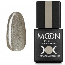 Гель-лак MOON FULL color Gel polish №329 сріблясто-перловий шиммерний 8 мл