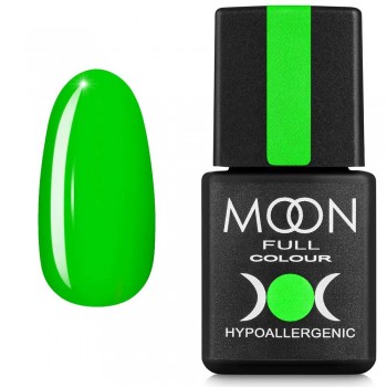 Гель-лак MOON FULL Neon color Gel polish №702 салатовий яскравий 8 мл