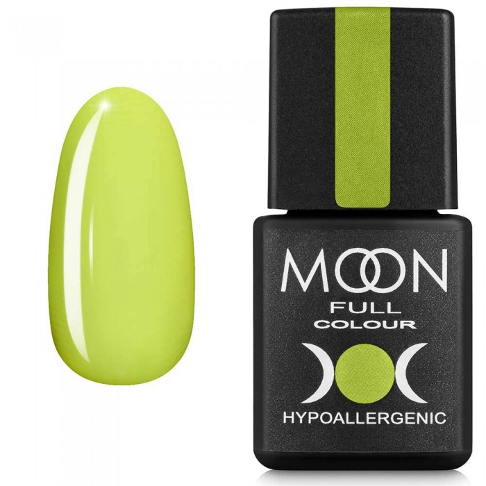 Гель-лак MOON FULL Neon color Gel polish №703 лимонный 8 мл