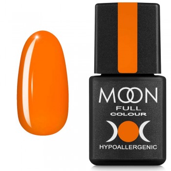 Гель-лак MOON FULL Neon color Gel polish №704 помаранчевий 8 мл