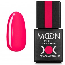 Гель-лак MOON FULL Neon color Gel polish №709 рожевий насичений 8 мл