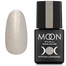 Гель-лак MOON FULL Opal color Gel polish №501 безбарвний напівпрозорий з дрібним золотистим шиммером 8 мл