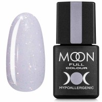 Гель-лак MOON FULL Opal color Gel polish №510 нежно-розовый с разноцветным шиммером 8 мл