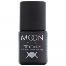 Топ с  блестками Moon Full Leaf Bronze без липкого слоя 8 мл
