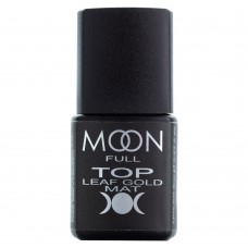 Матовый Топ с  блестками Moon Full Leaf Gold Matt без липкого слоя 8 мл