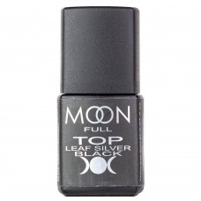 Топ для гель лака Moon Full Silver Black без липкого слоя 8 мл