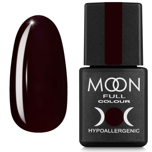 Гель-лак MOON FULL color Gel polish №672 шоколадно-вишневий 8 мл, 5908254190346