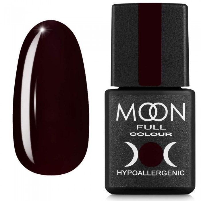 Гель-лак MOON FULL color Gel polish №672 шоколадно-вишневый 8 мл