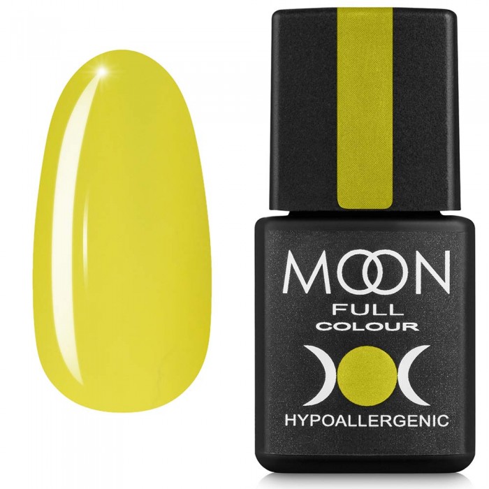 Гель лак Moon Full Breeze color №443 яскраво-жовтий 8 мл, 5908254191541