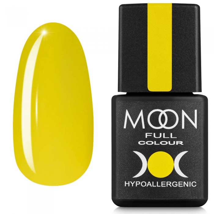 Гель лак Moon Full Breeze color №444 желтый 8 мл