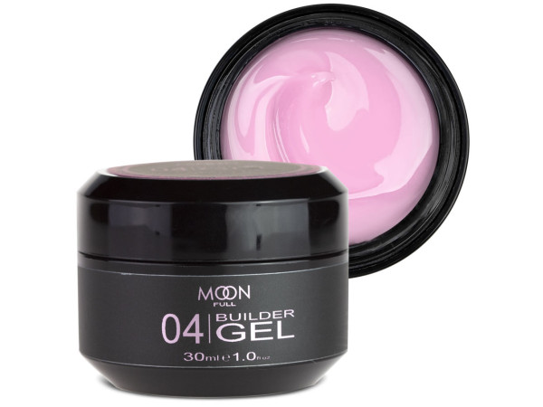 Моделирующий гель Moon Full Builder Gel №04 нежно-сиреневый 30 мл