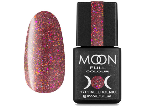 Гель лак Moon Full Chrome Flake Disko №01 светоотражающий 8 мл