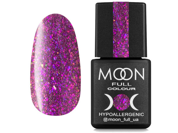 Гель лак Moon Full Chrome Flake Disko №02 светоотражающий 8 мл