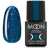 Гель-лак Moon Full Diamond №01 смарагдовий глітер