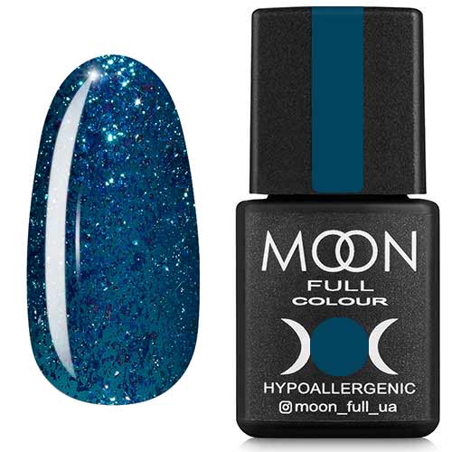 Заказать Гель-лак Moon Full Diamond №01 изумрудный глиттер (5908254188190) недорого