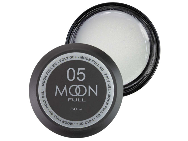 Полігель для нарощування нігтів Moon Full Poly Gel № 05 Перлинно-молочний 30 мл