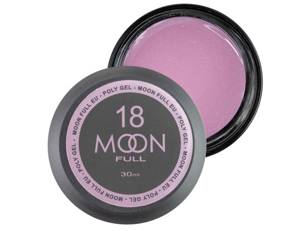 Полігель для нарощування нігтів Moon Full Poly Gel № 18 Рожевий Зефір 30 мл
