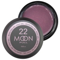 Полігель для нарощування нігтів Moon Full Poly Gel № 22 Рожевий Дим з шимером 30 мл