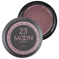 Полігель для нарощування нігтів Moon Full Poly Gel № 23 Бежево-рожевий з шимером 30 мл