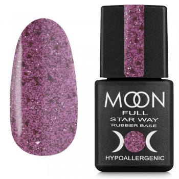 Заказать Светоотражающая цветная база для ногтей Moon Full Star Way №2052 розовый баклажан полупрозрачная 8 мл недорого