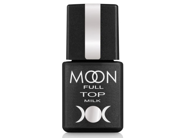 Молочный топ для гель-лака Moon Full Top milk, 8 мл