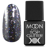 Топ для гель лака Moon Full Glitter №01 Rainbow 8 мл