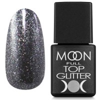 MOON FULL Top Glitter №3 Silver
